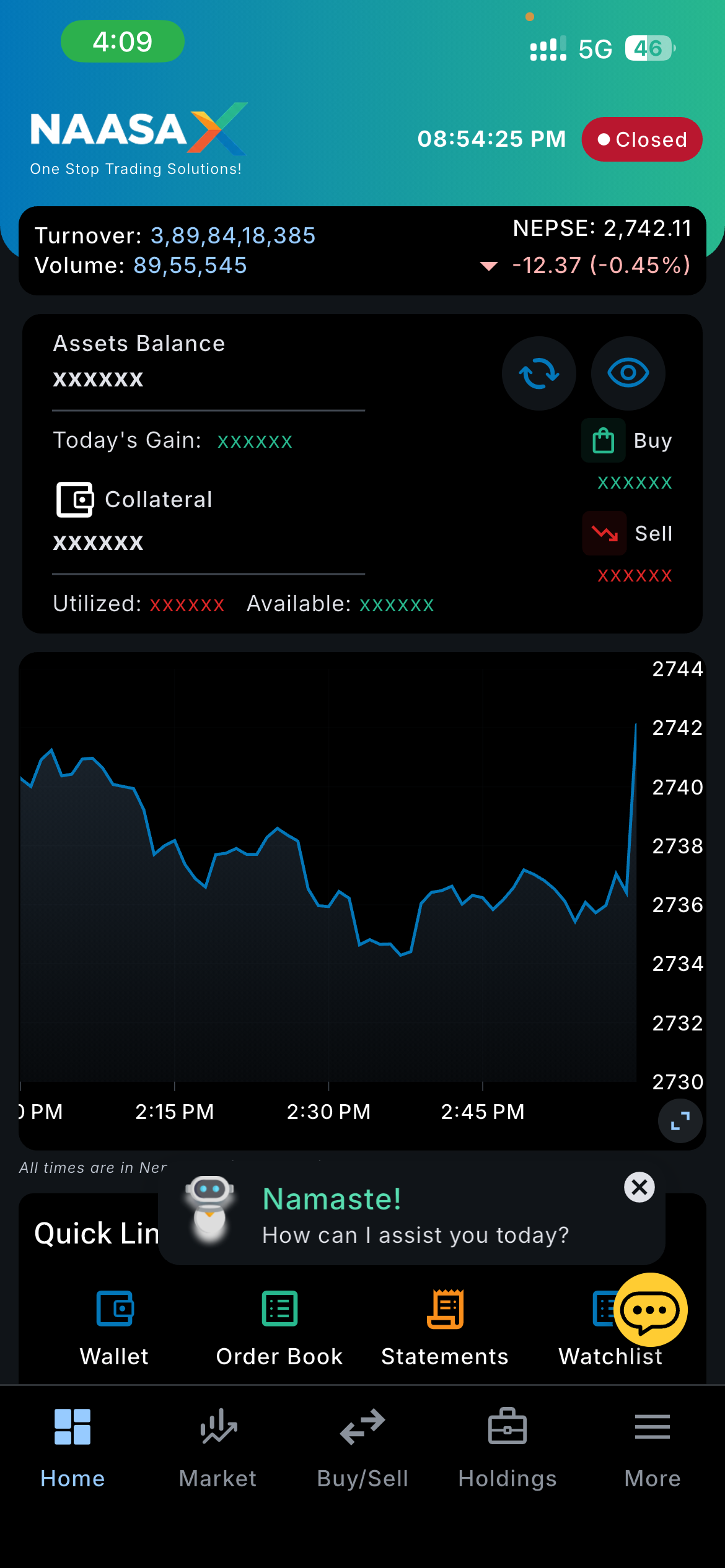 Self Service App(SSA) - Dashboard