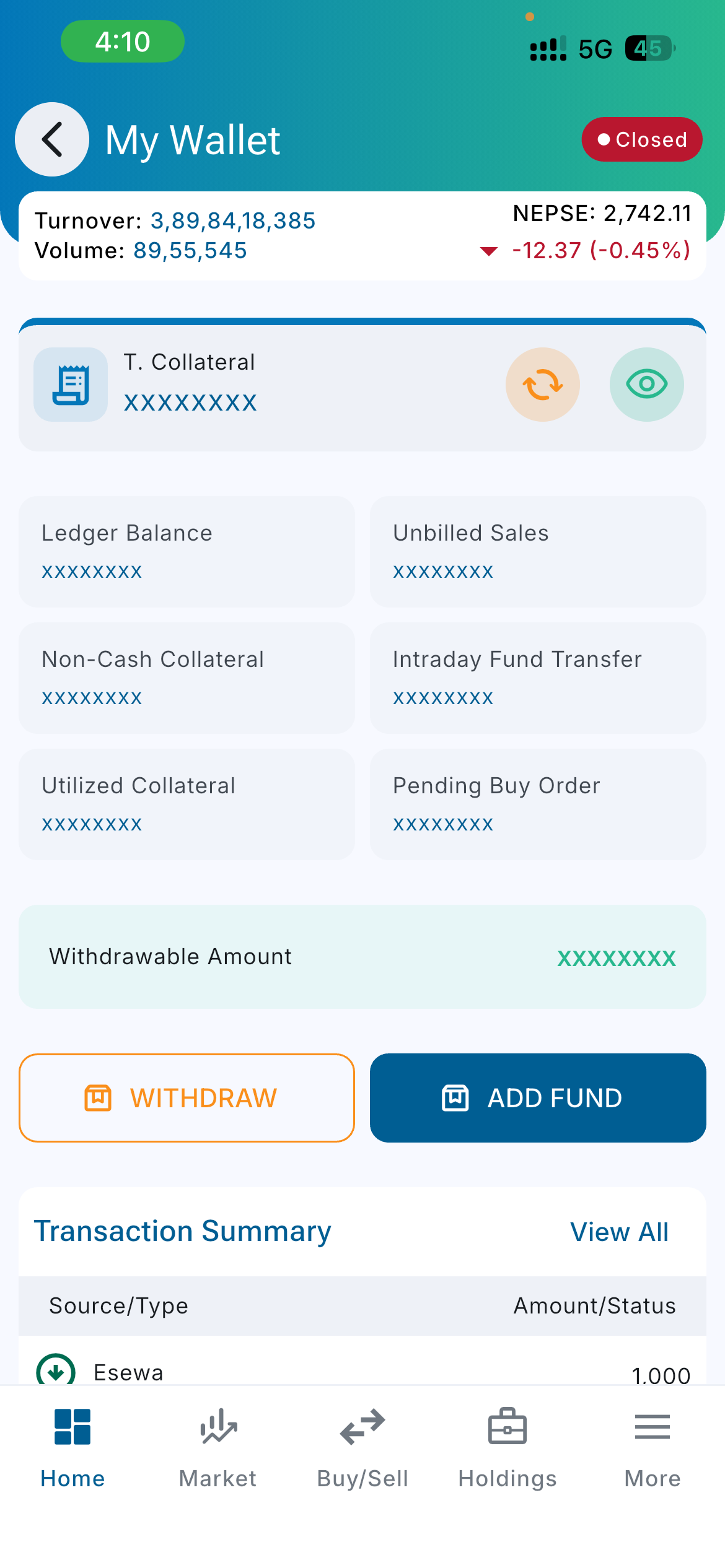 Self Service App(SSA) - Settings