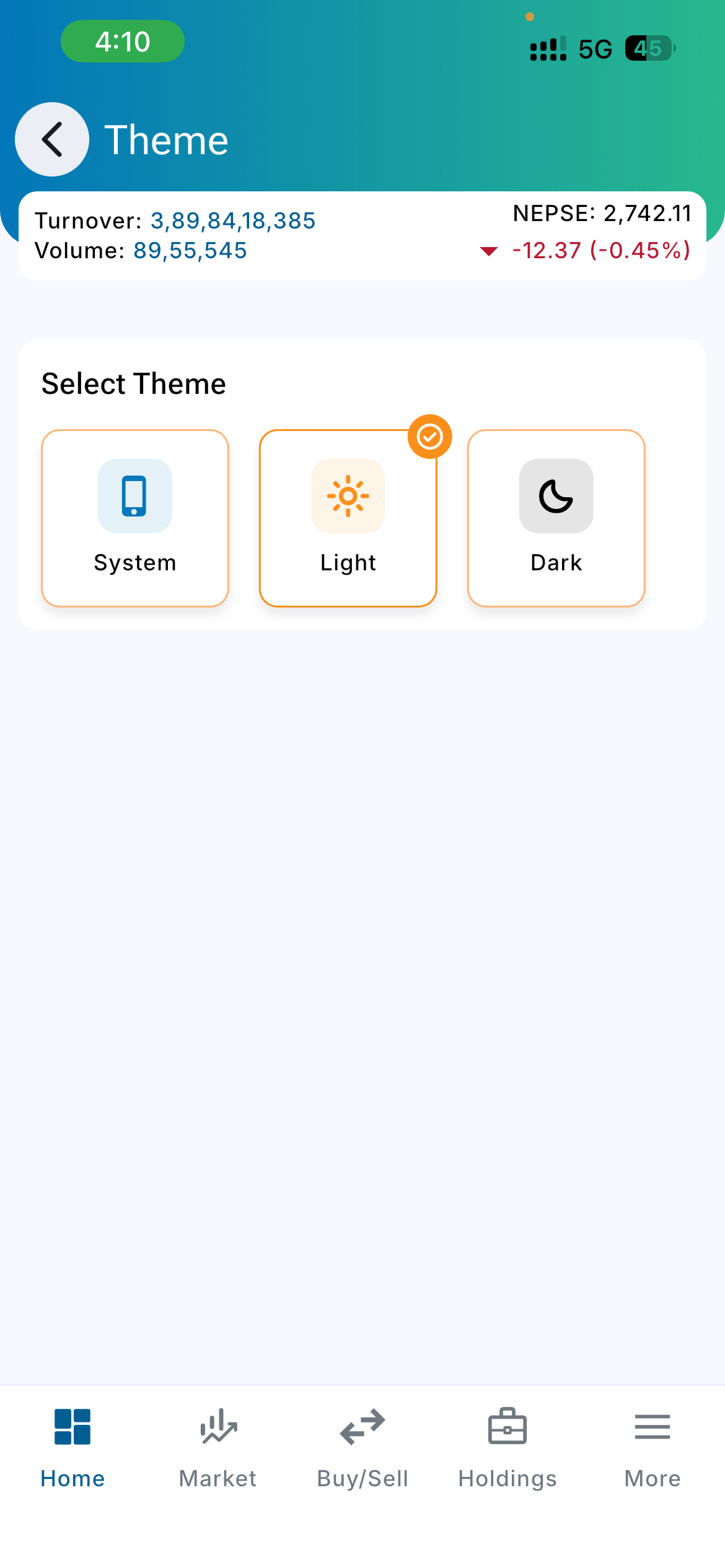 Self Service App(SSA) - Theme